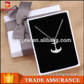 fashion navy style 925 sterling silver jewelry boat anchor shaped necklace